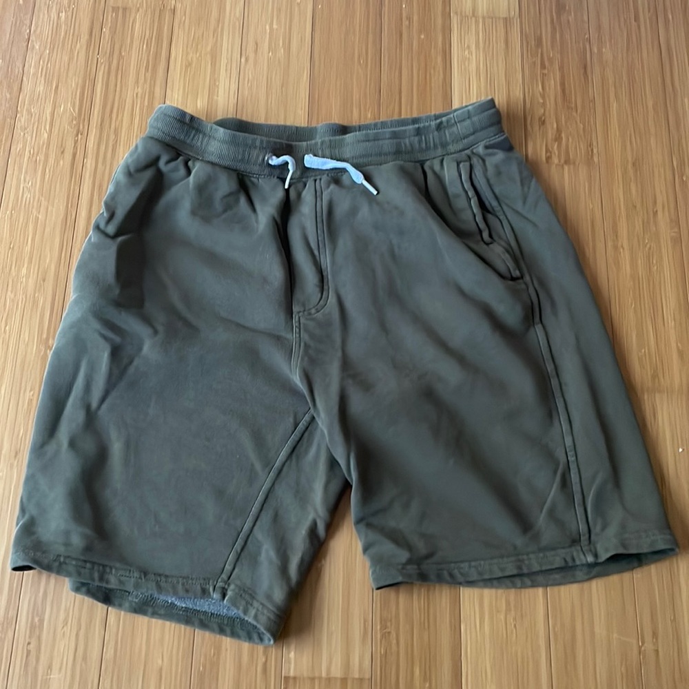 Green Sweat Shorts